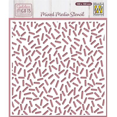 Nellie's Choice Stencil - Confetti Sprinkles